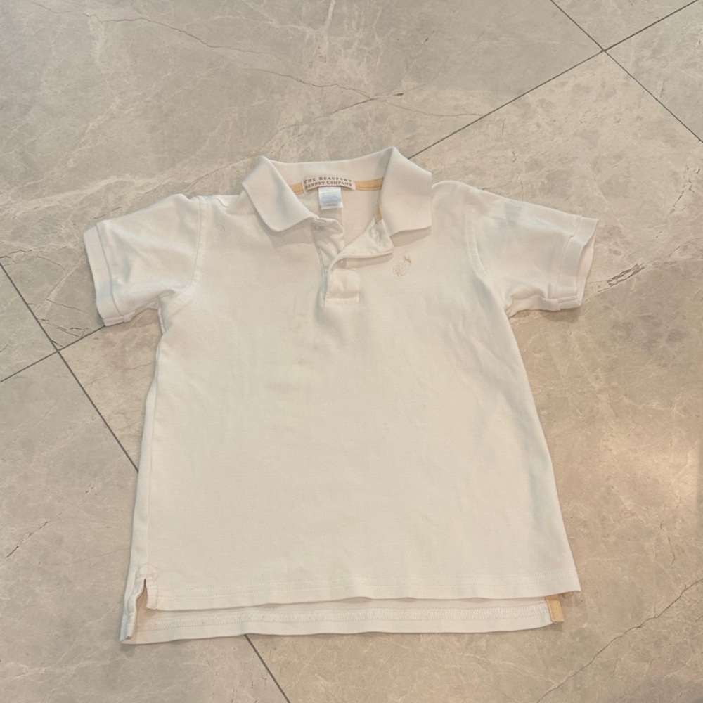 Classic White Kids Polo Shirt